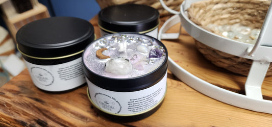 Moon phase soywax candle